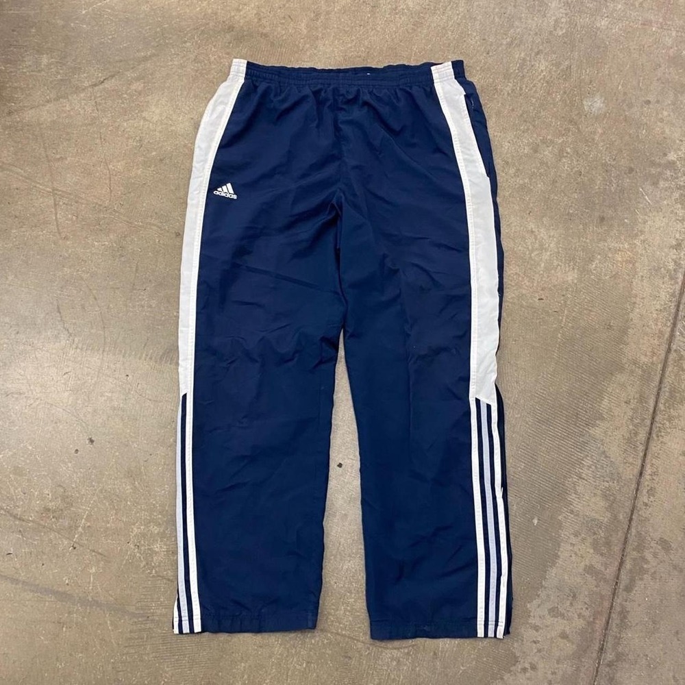 Vintage Adidas 2000s Stripes Track Pants Size Large